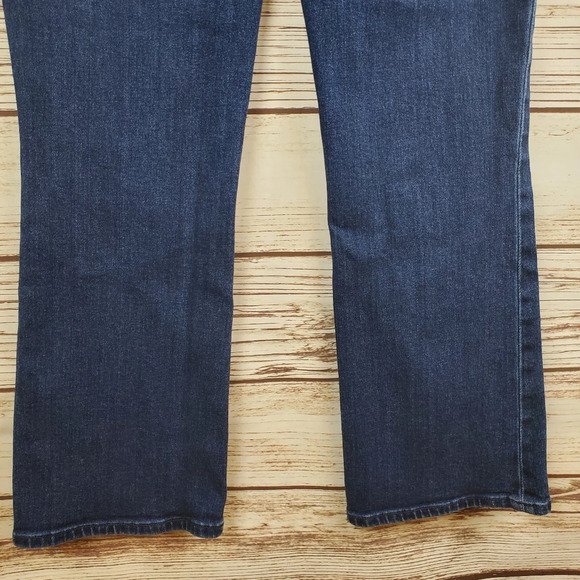 Paige Womens Size 31 Claudine Promenade/Dark Wash Ankle Flare Bootcut Jeans #233 - Picture 9 of 11